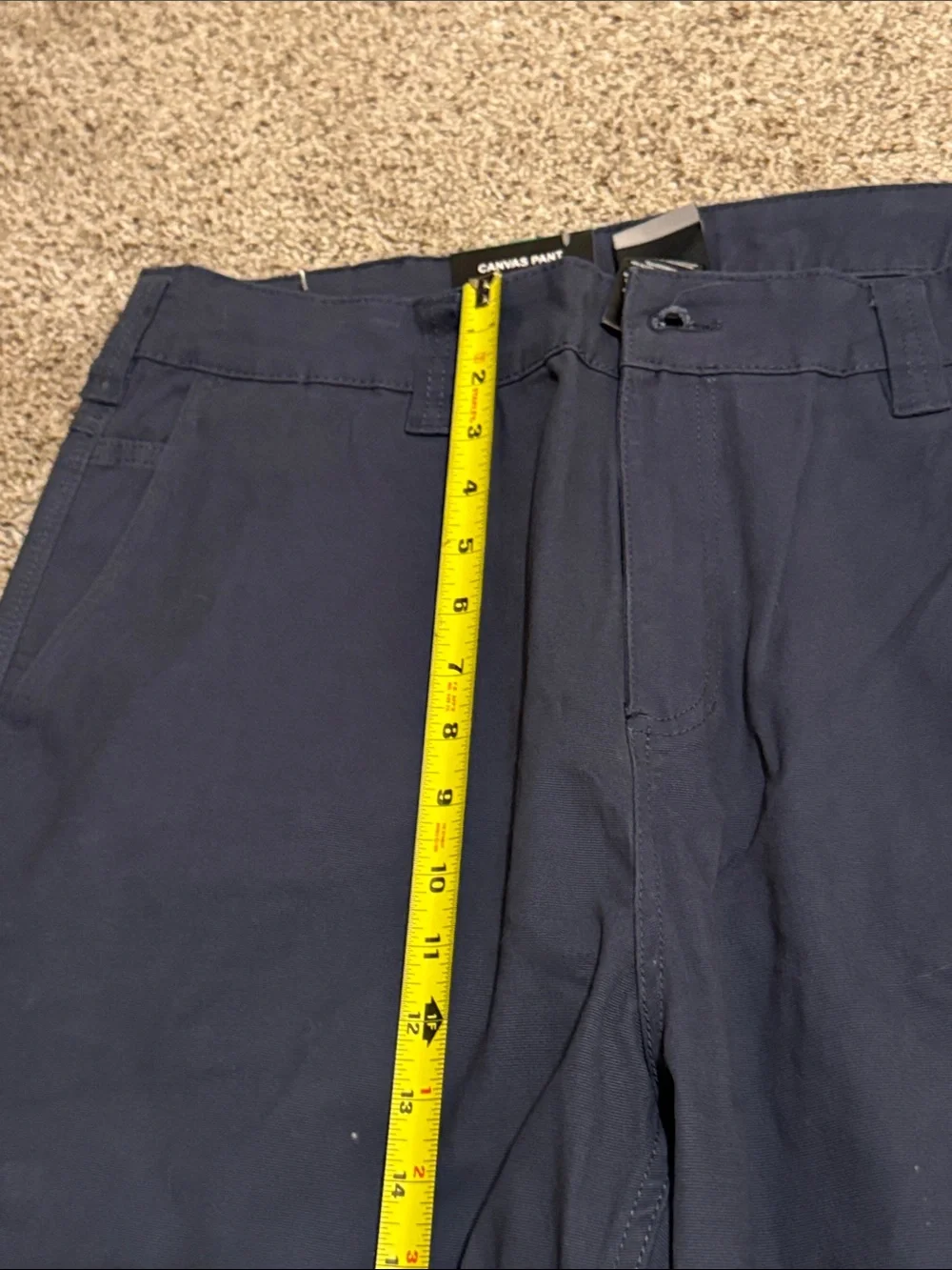 Colorado Clothing Men's Navy Blue Relaxed Fit Canvas Pants size 38x30 (NWT)